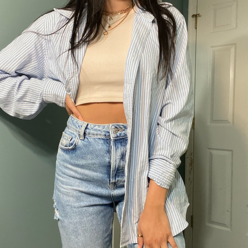 Striped Button Down